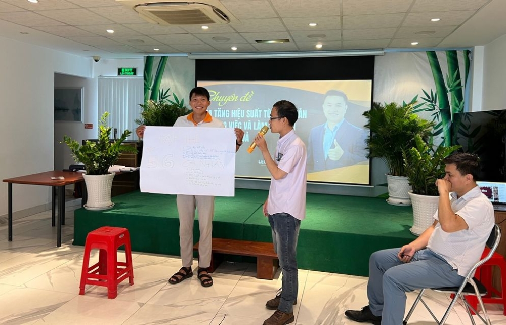 ĐÀO TẠO CHUYÊN ĐỀ: GIA TĂNG HIỆU SUẤT TỪ VIỆC QUẢN LÝ CÔNG VIỆC VÀ LÀM VIỆC ĐỘI NHÓM HIỆU QUẢ