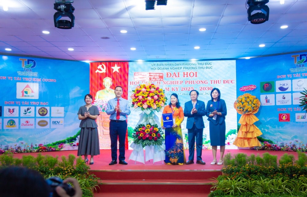 BÀ HOÀNG THỊ BÍCH THẢO ĐƯỢC BẦU LÀM CHỦ TỊCH HỘI DOANH NGHIỆP PHƯỜNG THỦ ĐỨC NHIỆM KỲ 2025–2030