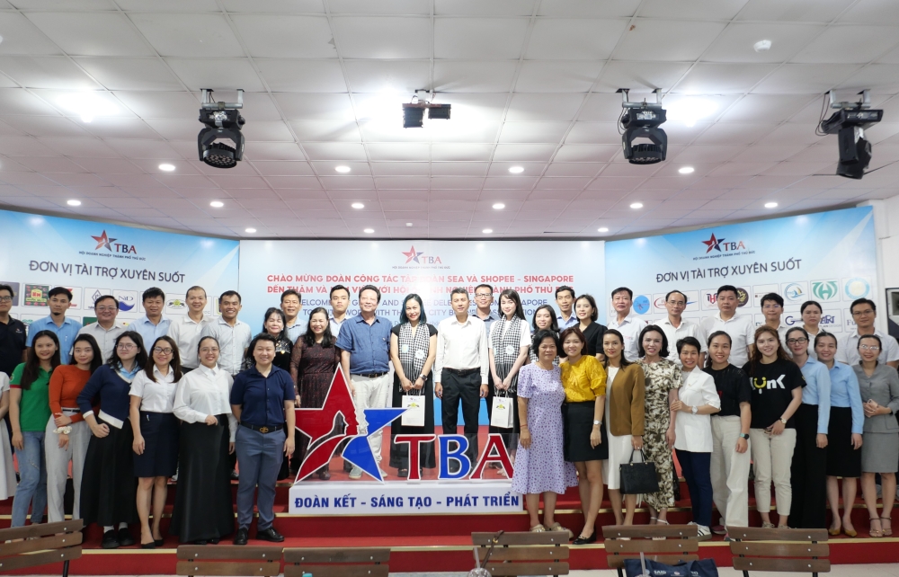 BÀ HOÀNG THỊ BÍCH THẢO – NGƯỜI KẾT NỐI TẬP ĐOÀN SEA VÀ SHOPEE – SINGAPORE VỚI HỘI DOANH NGHIỆP TP. THỦ ĐỨC (TBA)