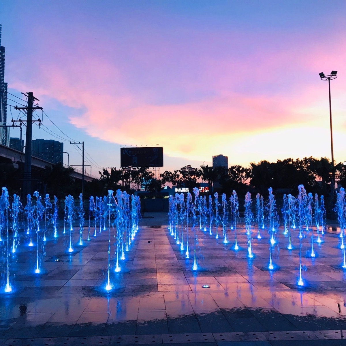 NHẠC NƯỚC NGHỆ THUẬT - CV CẦU SÀI GÒN