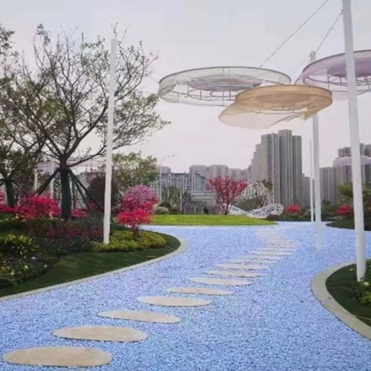 Lợi ích nổi bật của GCT CRYSTAL BIO trong xây dựng Thành Phố Bọt Biển – Giải pháp thoát nước nhanh chóng cho nền công viên và lối đi vỉa hè