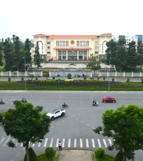 CÔNG TRÌNH MẢNG XANH TRƯỚC UBND TP. THỦ ĐỨC