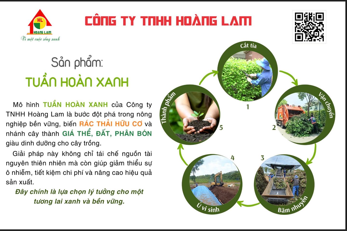 SẢN PHẨM ĐẤT HỮU CƠ - MÔ HÌNH TUẦN HOÀN XANH